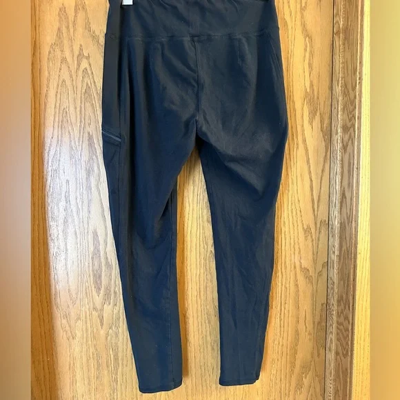 Eileen Fisher Black High-Waisted ankle Leggings - Picture 2 of 2